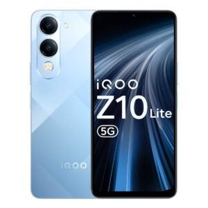 iQOO Z10 Lite 5G (Titanium Blue, 4GB RAM, 128GB Storage) | 6000 mAh Battery | Dimensity 6300 5G Processor with 433K+* AnTuTu Score