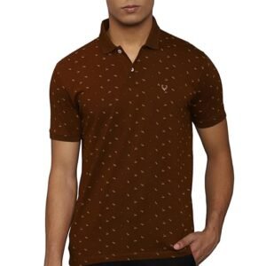 Allen Solly Men's 100% Cotton Regular Fit T-Shirt