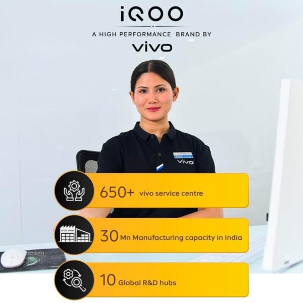 iQOO Z10 Lite 5G (Titanium Blue, 4GB RAM, 128GB Storage) | 6000 mAh Battery | Dimensity 6300 5G Processor with 433K+* AnTuTu Score - Image 4