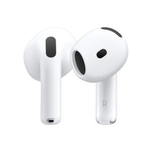 Apple AirPods 4 Wireless Earbuds, Bluetooth Headphones, Personalised Spatial Audio, Sweat and Water Resistant