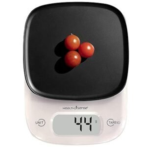 HealthSense Weight Machine for Kitchen, Kitchen Food Weighing Scale for Health