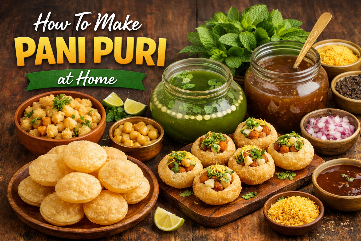 How To make Pani Puri at Home