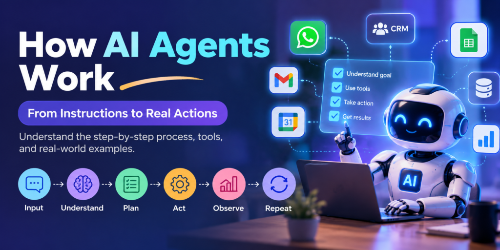 How ai agent work ?