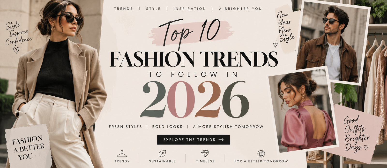 Top 10 Fashion Trends to Follow in 2026
